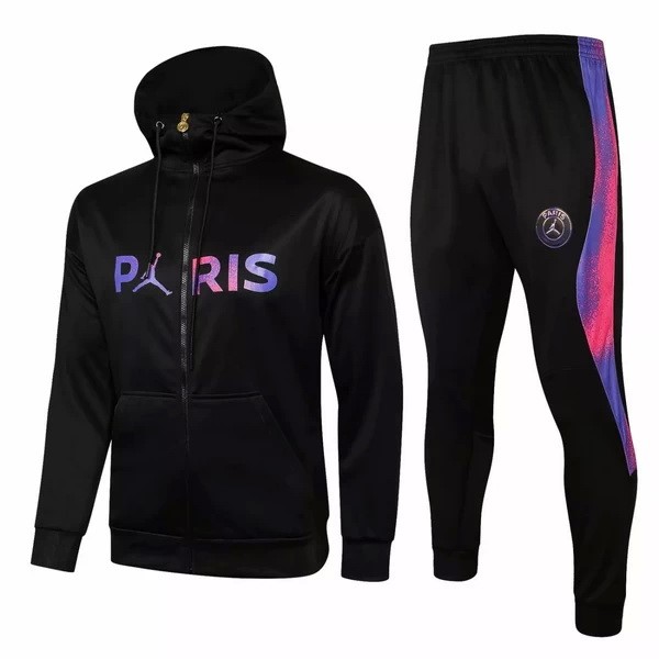 Chaqueta Con Capucha Paris Saint Germain 2021 2022 Negro Purpura